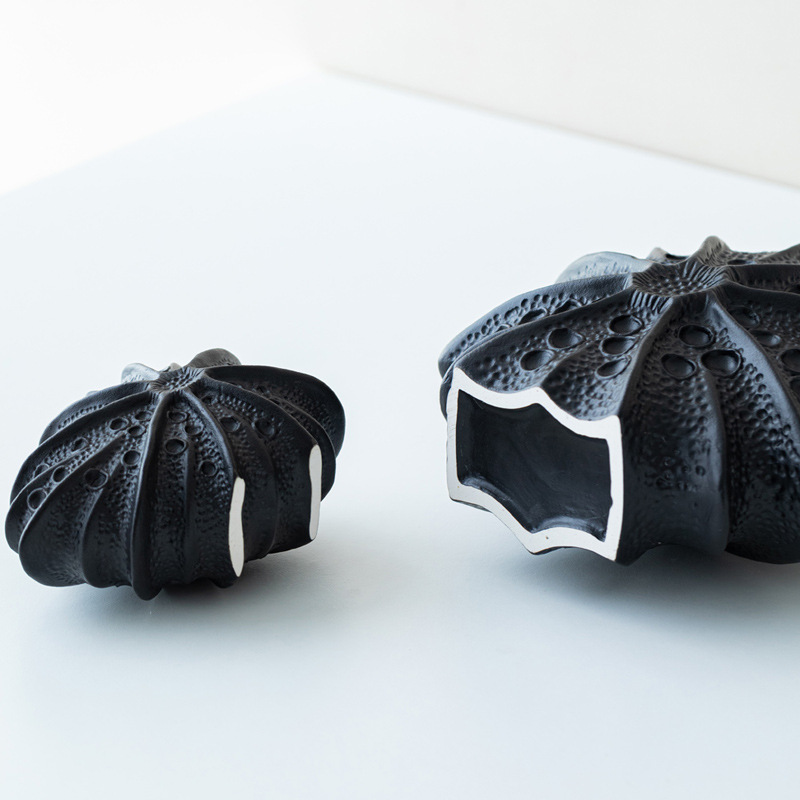 Style frosted textured ceramic vase desktop decorations can be hydroponic simple home decorations